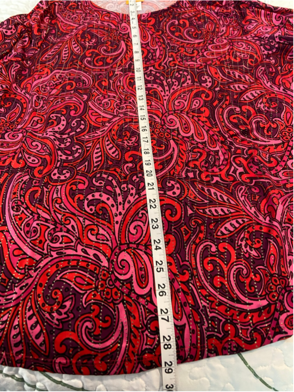Ruby, Rd. Blouse size 2X. - Picture 8 of 8